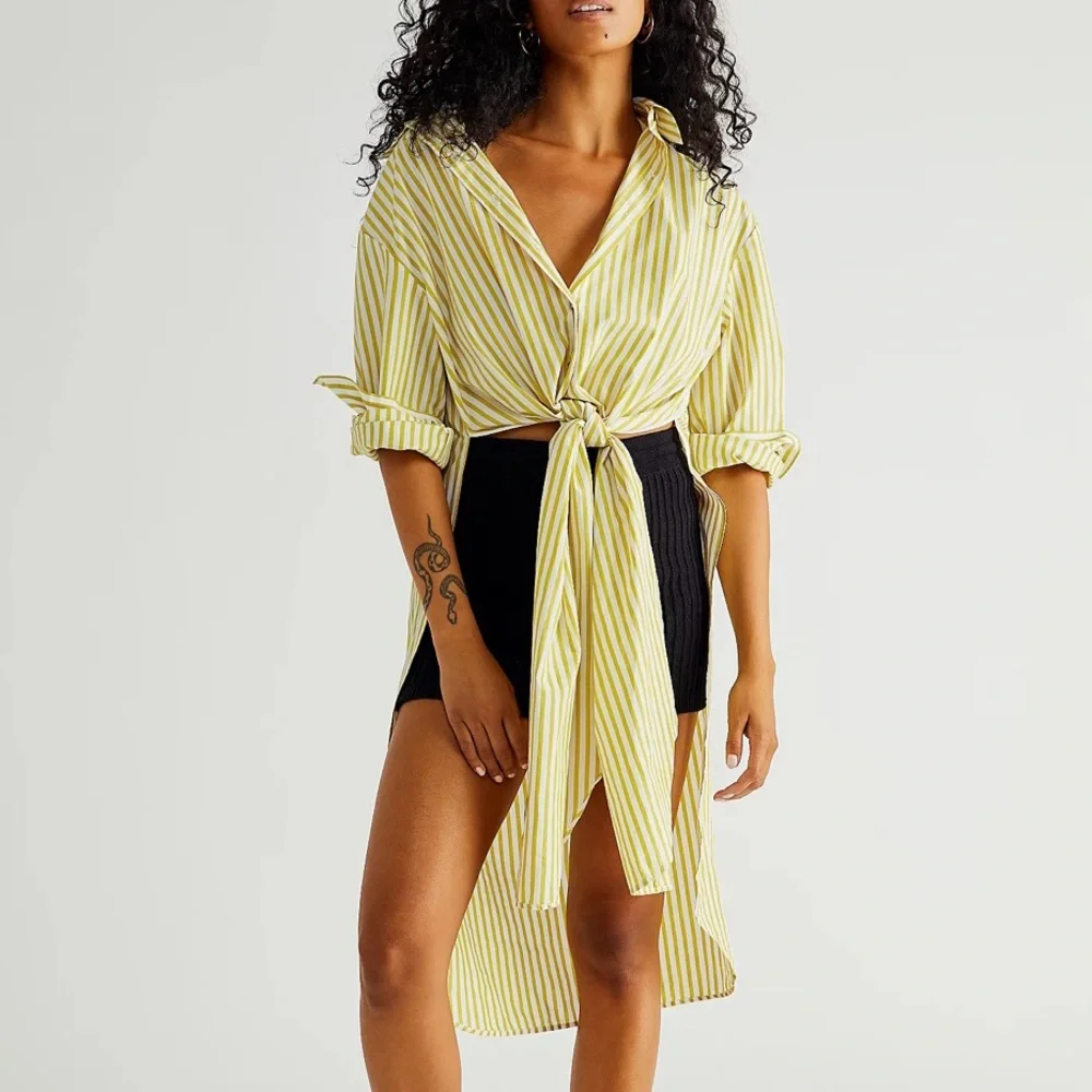 Free People Winona Wrap Shirt - NEW WITH TAGS - Picture 5 of 6